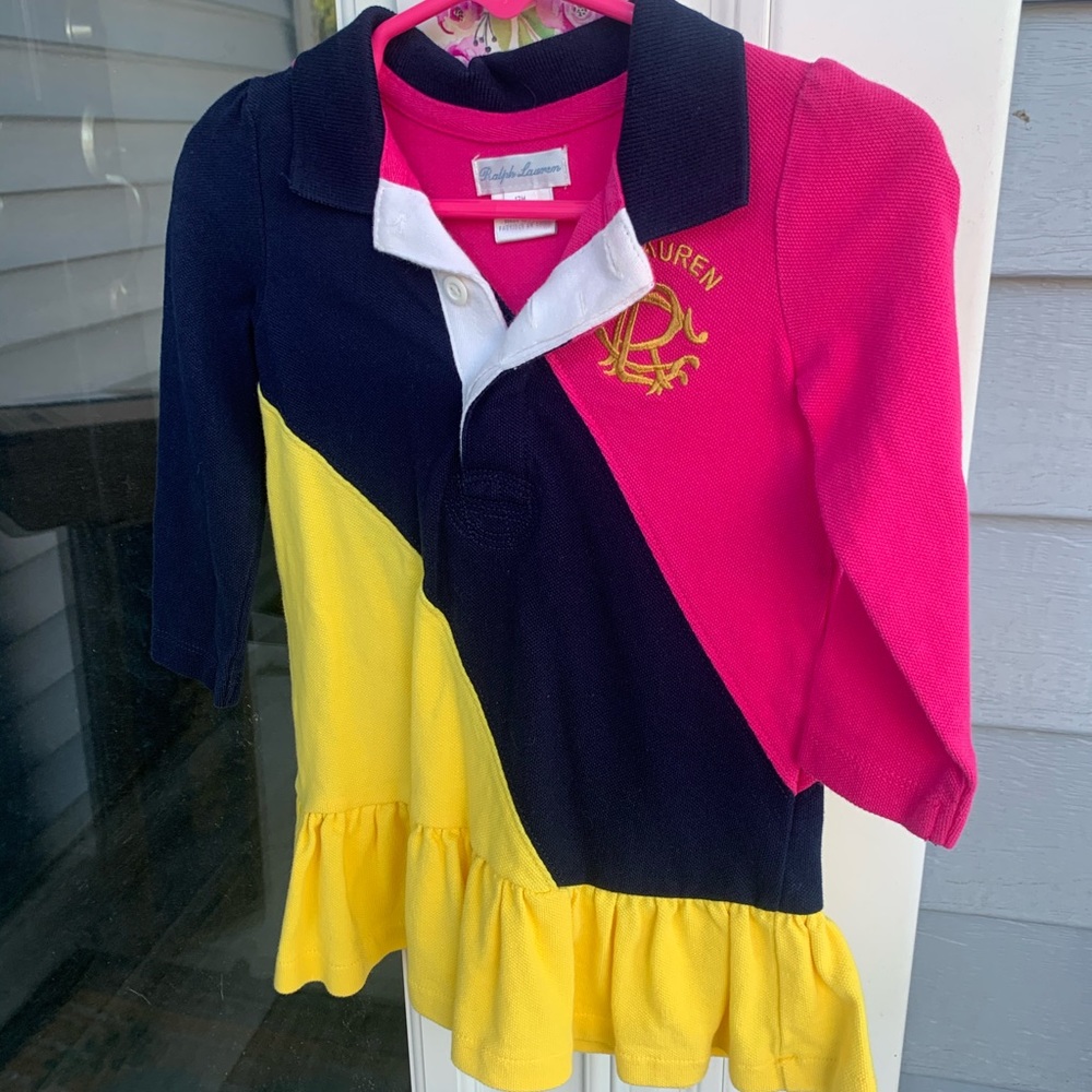 Ralph Lauren Shirt Dress-New Condition, 12 months